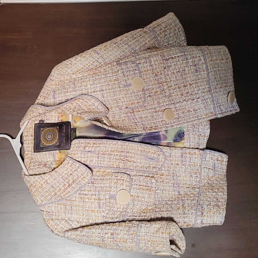 Jacket/blazer gold purple
